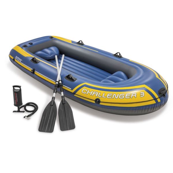 Intex Felfújható csónak Challenger 3 szett - 295 x 137 cm