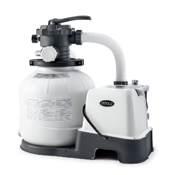 Intex Krystal Clear homokszűrő sóbontó készülékkel 6000 l/óra QX2100