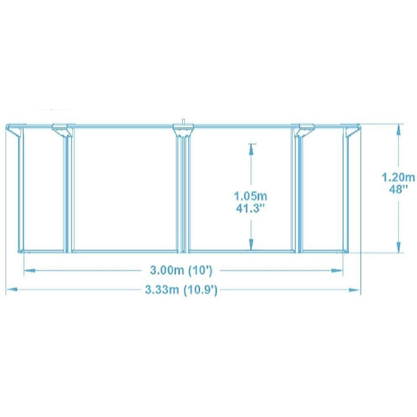 Bestway Hydrium 3 x 1,2 m medence szett 