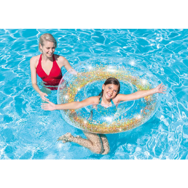 Intex Sparkling Glitter úszógumi 119 cm - arany