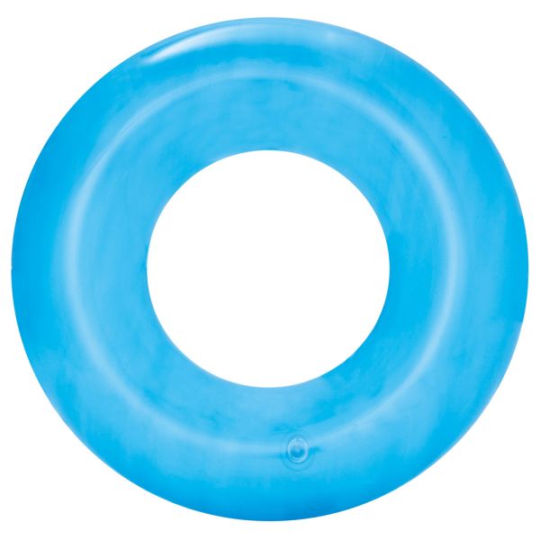 Bestway Nafukovací kruh Transparent 51 cm modrá