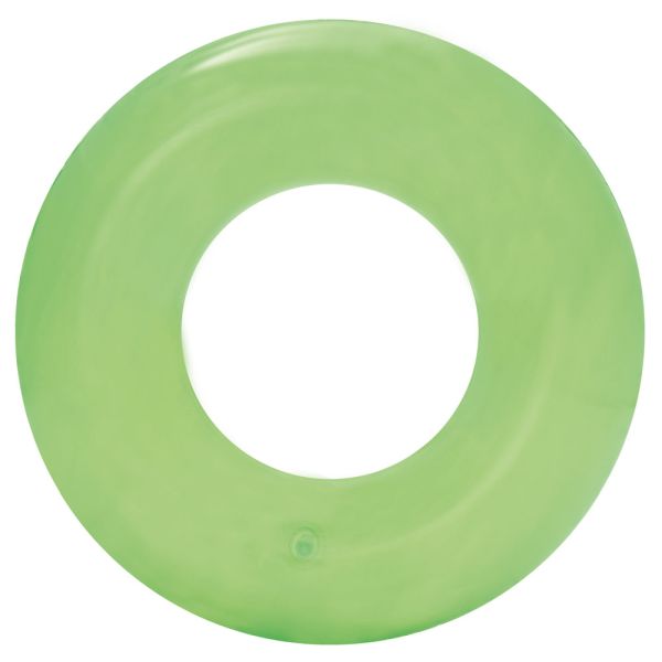 Bestway Nafukovací kruh Transparent 51 cm zelená