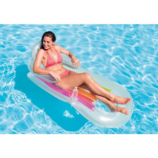 Intex King Kool felfújható matrac 160 x 85 cm ezüst