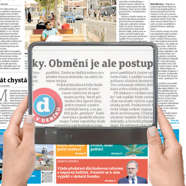 HomeLife Nagyító olvasáshoz LED világítással - Page Bright