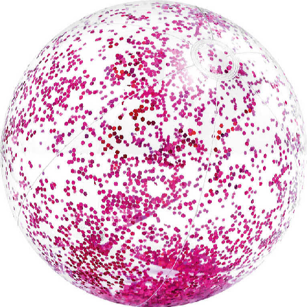 Intex Glitter Beach felfújható labda 71 cm rózsaszín