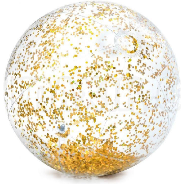 Intex Glitter Beach felfújható strandlabda 71 cm arany