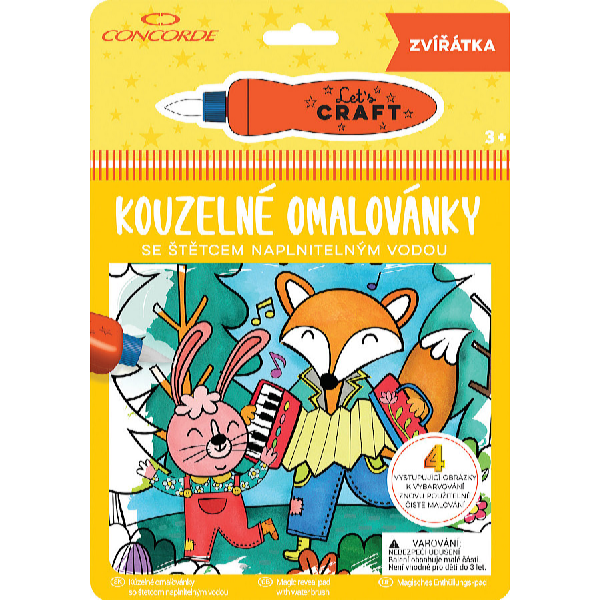 Concorde Varázslatos kifestő - állatkák