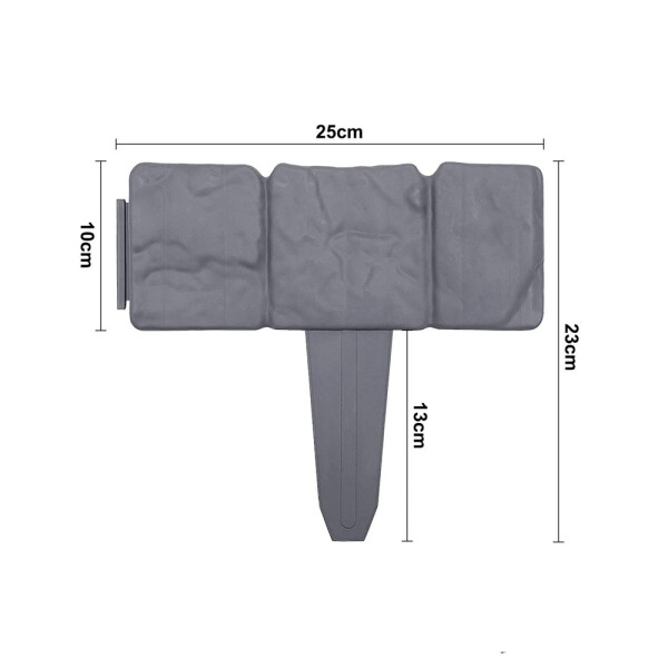 Garden King Kőhatású műanyag ágyásszegély 10 db