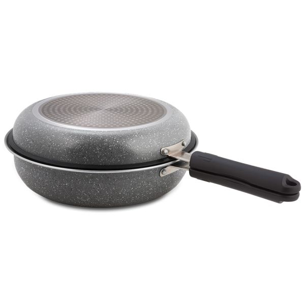 De Gusto Oboustranná pánev DOUBLEPAN 2v1, 27 cm a 29 cm
