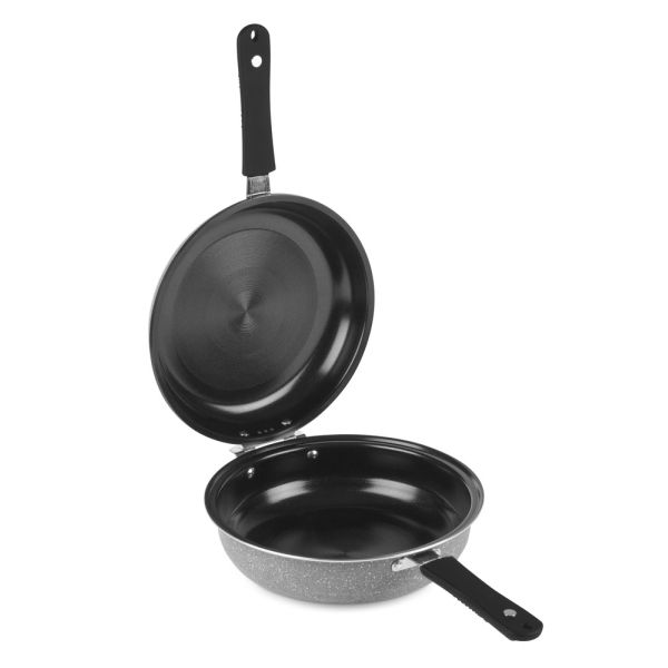 De Gusto Oboustranná pánev DOUBLEPAN 2v1, 27 cm a 29 cm