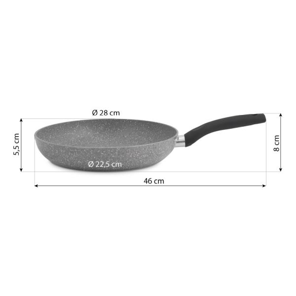 De Gusto STONITE serpenyő 28 cm