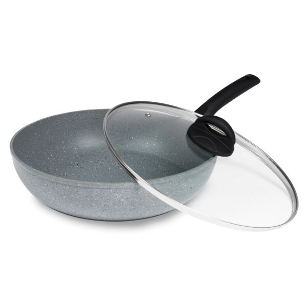 De Gusto STONITE Wok serpenyő 30 cm levehető nyéllel