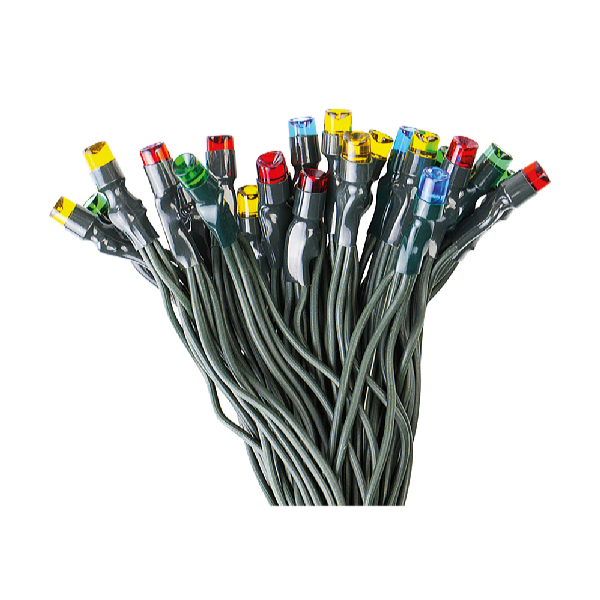 Platinium Napelemes LED fénylánc 100 dióda, 10 m, multicolor