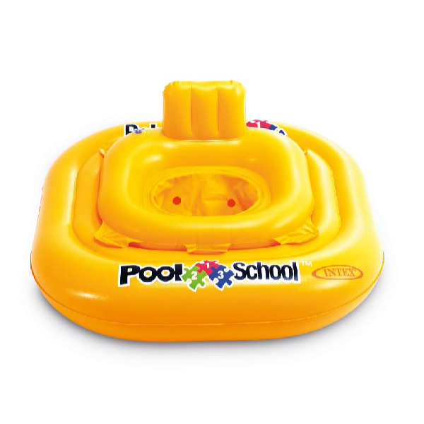 Intex Felfújható vízi gyermek ülőke Pool School Deluxe 79 x 79 cm