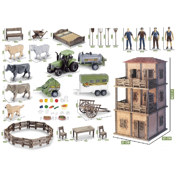 Kids World Farm építőjáték 311 db