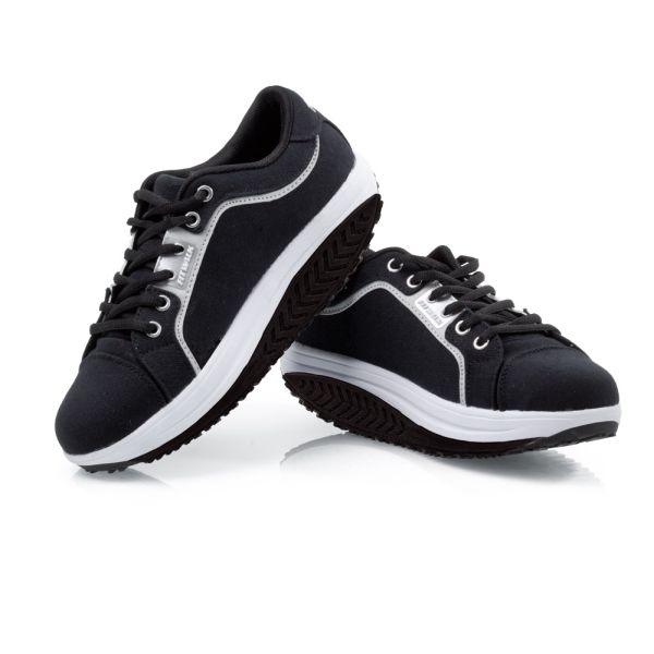 Fit Walk vászoncipők fekete 36