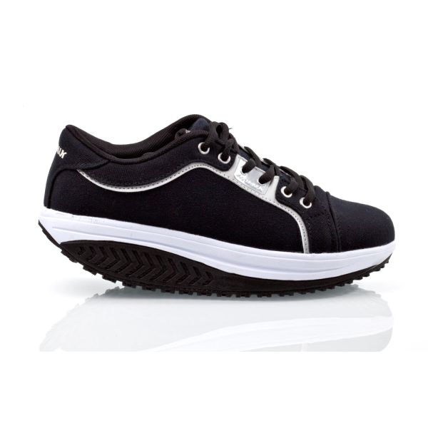 Fit Walk vászoncipők fekete 38